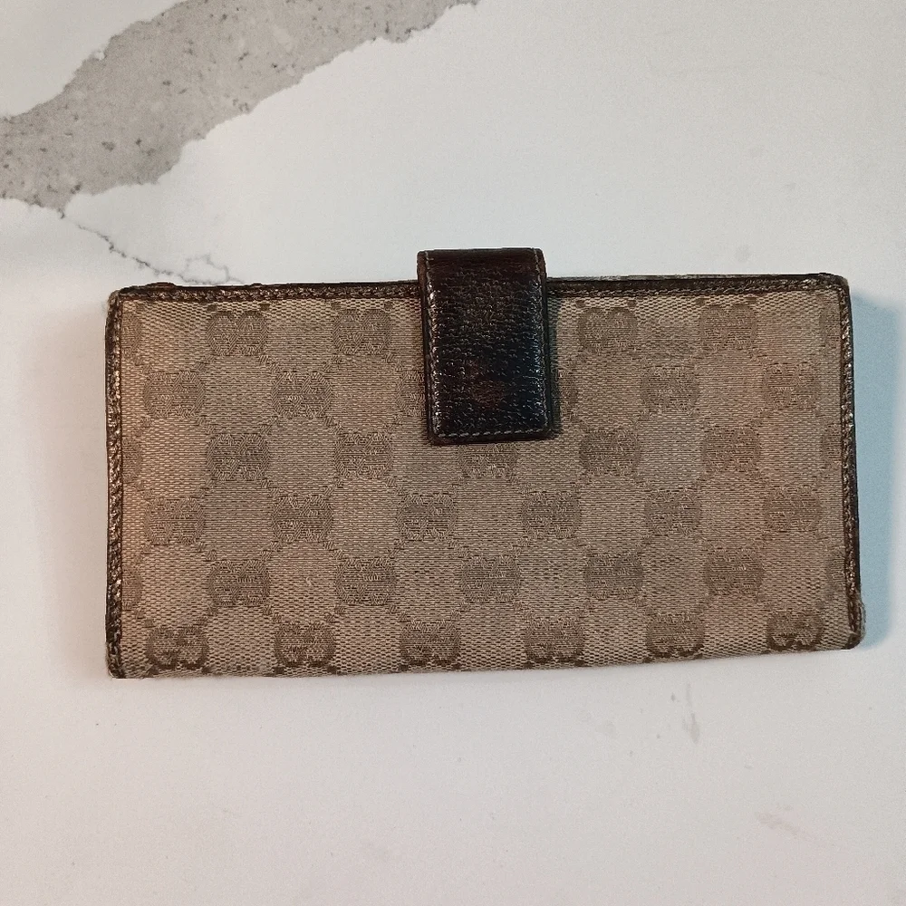 Gucci Monogram Princy Continental Wallet